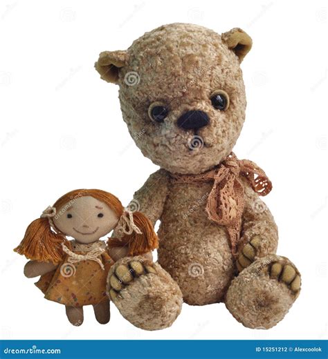 Teddy-bear with girlfriend stock photo. Image of animal - 15251212