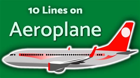 Aeroplane 10 Lines On Aeroplane TeachMeYT YouTube