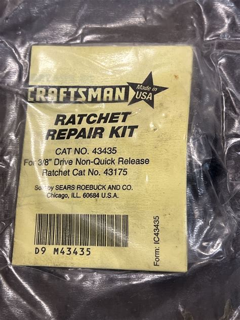 Craftsman Ratchet Repair Kit Drive Fit Non Quick Release