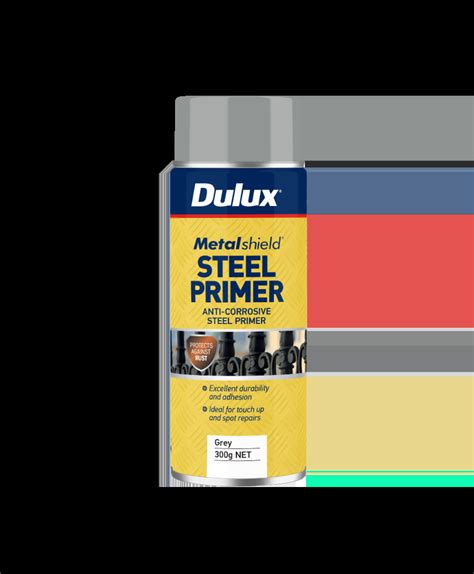 Dulux 300g Grey Metalshield Steel Primer Spray Paint Dulux 54 Off