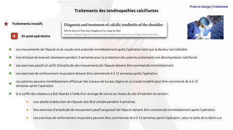 Module La Tendinopathie Calcifiante De L Paule Traitement Prise