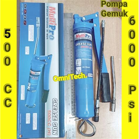 Jual Hand Grease Gun Pompa Gemuk Tangan Cc Psi Cc Shopee