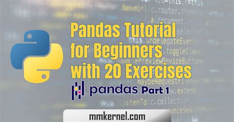 Pandas Tutorial For Beginners With 20 Exercises Part 1