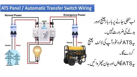 Automatic Changeover Switch Motorized 63A ATS Connections YouTube