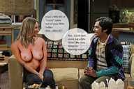 Post Fakes Kaley Cuoco Kunal Nayyar Penny Rajesh Koothrappali