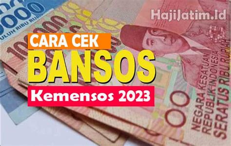 Cek Bansos Kemensos Go Id 2023 Secara Online Terbaru