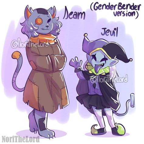 Seam And Jevil Girl Version Fanart By Norithelord Undertale Cute