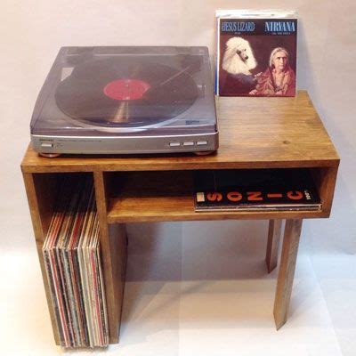 Handmade Wooden Record Player Tables By Vintage House Coruna Retro To