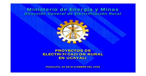 Ministerio de Energ Ministerio de Energíía y Minasa y Ministerio