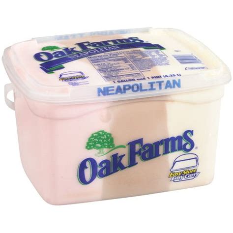 Oak Farms Neapolitan Ice Cream, 4.25 l - Walmart.com - Walmart.com