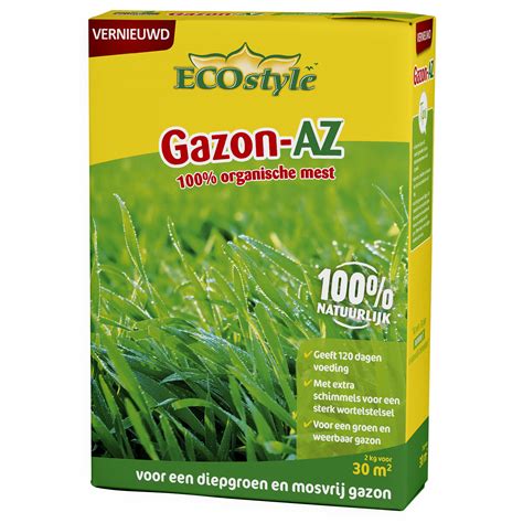 Ecostyle Gazon AZ 2 kg 30 m² met ProtoPlus en RhizaMax Tuinier