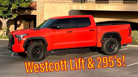 New Tundra TRD Pro Hybrid Westcott Lift 295 70 18s YouTube