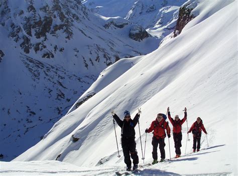 Ski tour in the Elbrus area - ski untached slopes of Caucasuan Mountain