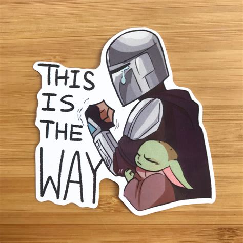 The Mandalorian Sticker Set 1 Pack Of 8 Stickers Etsy Australia