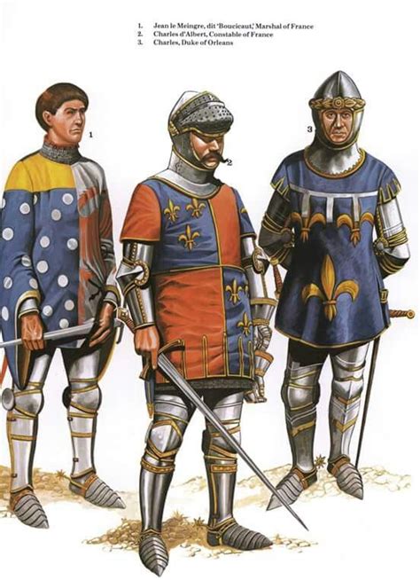 French Knights Of Agincourt 1415 Agincourt Knight Knight Armor