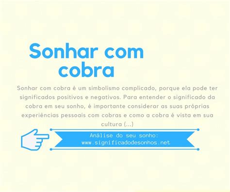 Sonhar Cobra Qual O Significado Significado Dos Sonhos Mobile Legends