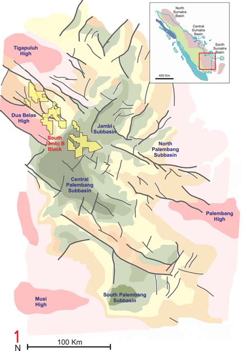 Basement Physiography Of South Sumatra Basin With Its Structural