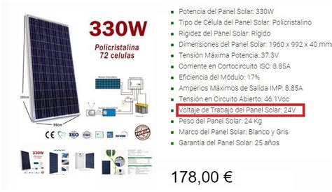 Caracteristicas Paneles Fotovoltaicos Instalaciones Solares