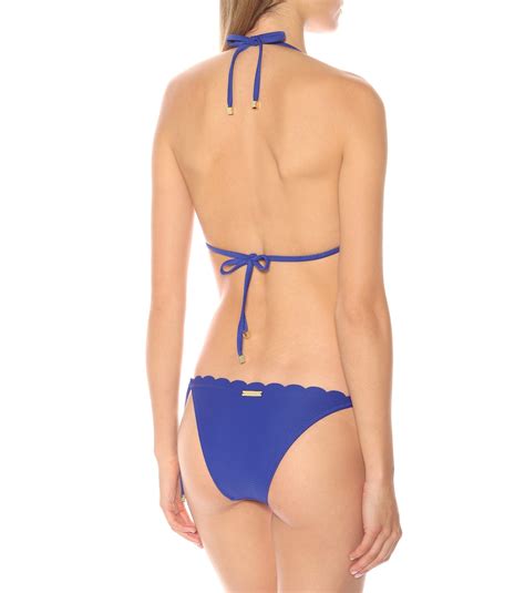 Long Island Bikini Top In Blue Heidi Klein Mytheresa