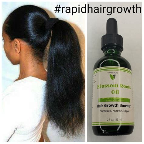 Blossom Roots Oil Hair Growth Booster Natural Hair Oil Etsy