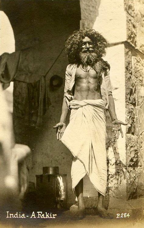 A Fakir From India 1800s Vintage India Asian Photography India People