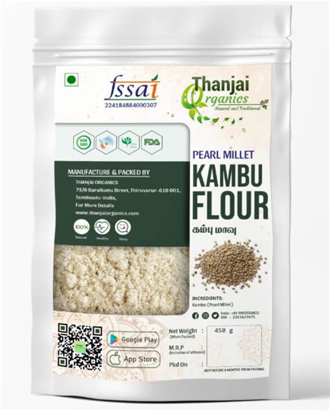 Online Premium Pearl Millet Flour Thanjai Organics