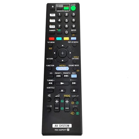 Used Original Rm Adp For Sony Av System Remote Control Bdv E W Hbd