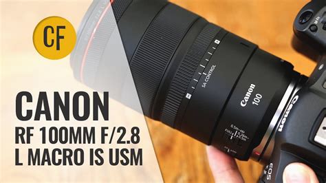 Canon Rf Mm F L Macro Is Usm Desde Compara Precios