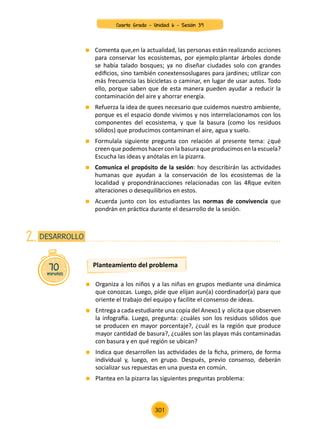 Documentos Primaria Sesiones Unidad Cuarto Grado Integrados G U