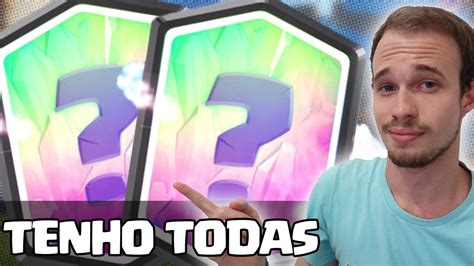 Sensacional Agora Tenho Todas As Cartas Do Clash Royale Youtube