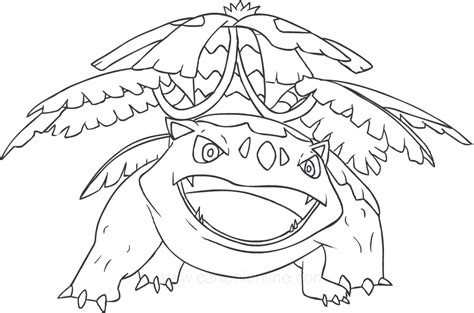 Pokemon Coloring Pages Mega Venusaur Inspirations Jane Decoration The