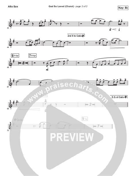 God So Loved Choral Anthem Satb Alto Sax Sheet Music Pdf We The Kingdom Arr Luke Gambill