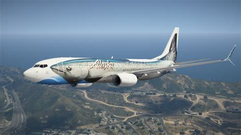 Alaska Airlines Boeing 737 Livery Pack - GTA5-Mods.com