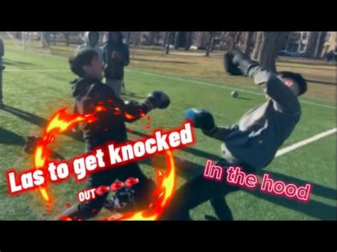 LAST TO GET KNOCKED OUT HOOD EDITION YouTube