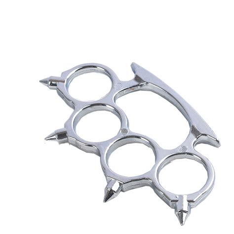 Iron Fist Sting Brass Knuckles Fighting Knuckle Duster - Powerful Self Defense Weapons - Popkeychain