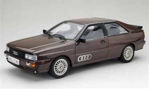 Miniature Audi Quattro Sun Star Quattro Metallic Marron