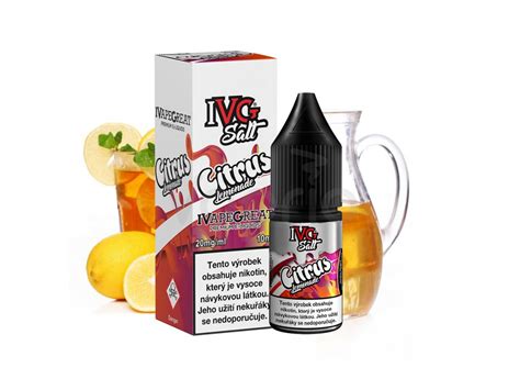 ᐉ Koupit Náplň Ivg Salt Citrus Lemonade 10ml Nejlepší Cena Pro