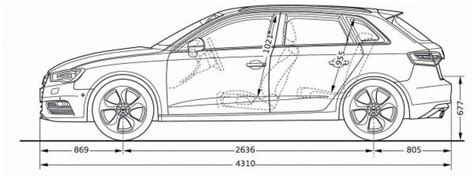 Audi A Sportback V Abmessungen Technische Daten L Nge Breite