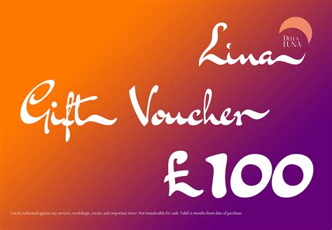 Gift Voucher £100 - Lina Della Luna