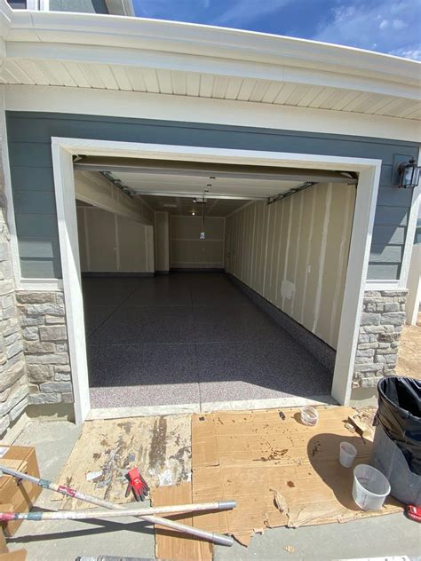 Custom Color Garage Floor Coating In Syracuse Utah