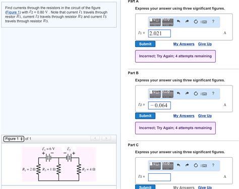 Solved Find Currents Through The Resistors In The Circuit Of Chegg