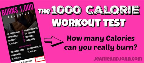 1000 Calorie Workout Routine Does It Really Burn So Many Calories