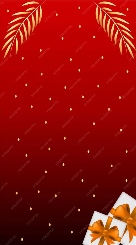 Premium Vector Red Christmas Banner