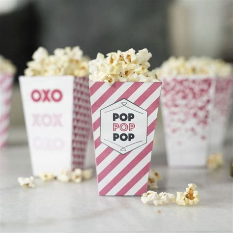 Custom Popcorn Boxes Printed Popcorn Packaging Boxes