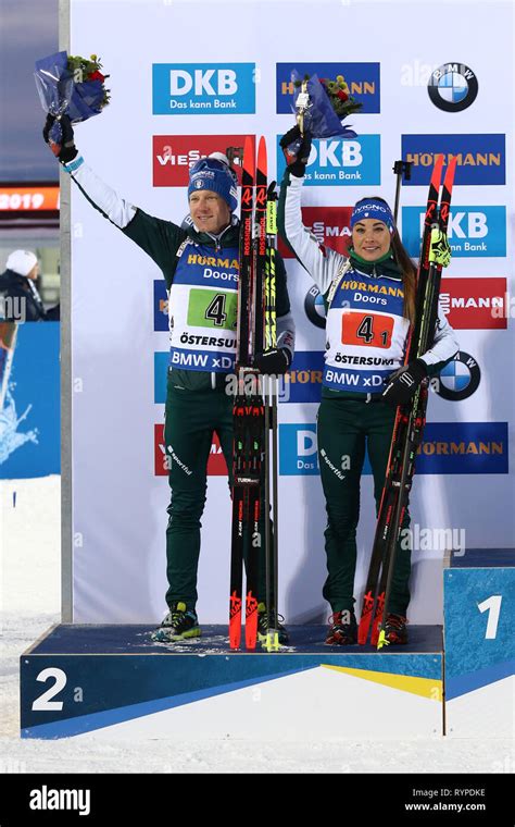 Ostersund Sweden 14th Mar 2019 Ibu World Championships Biathlon