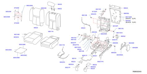 Nissan Rogue Escutcheon Tilt Lever Row Seats Sv Ba B