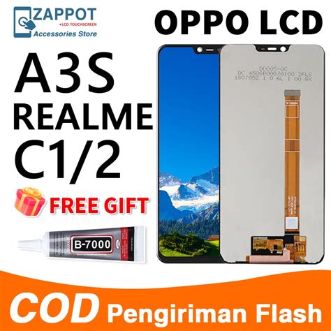 Jual ORI LCD OPPO A3S REALME 2 REALME C1 FULLSET ORIGINAL