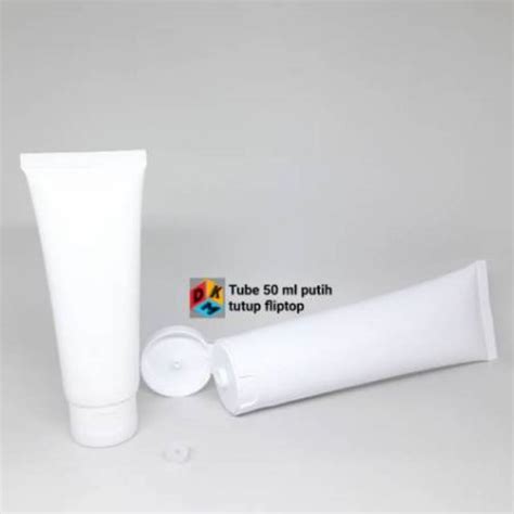 Jual Botol Tube Plastik Ml Putih Tutup Fliptop Shopee Indonesia