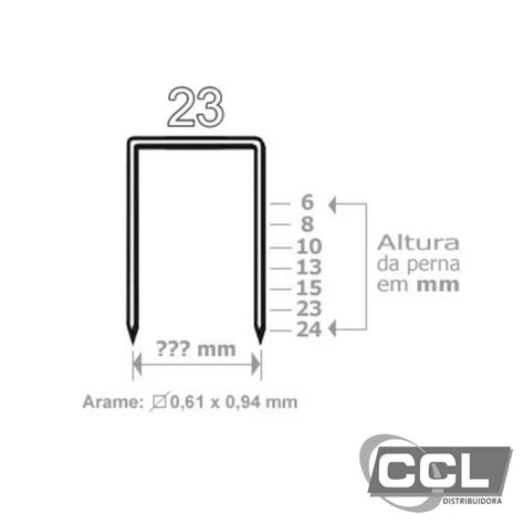 Grampo Galvanizado Caixa Unidades Acc Ccl Distribuidora