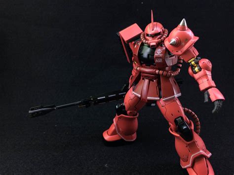 Hg Gundam The Origin Chars Zaku Ii Work By 馬高 Full Size Images Gunjap